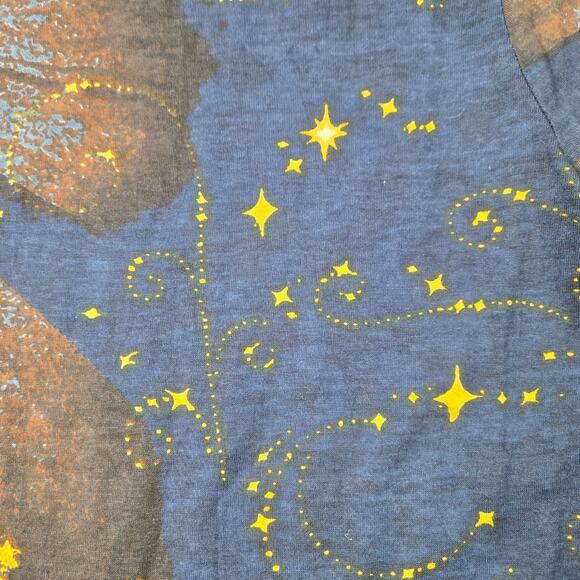 NWOT Collections Etc Top Nativity Stars Navy Long Sleeve Sequins Christmas XL - Picture 13 of 16